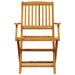 Set mobilier de grădină pliabil, 5 piese, lemn masiv de acacia - WALTI WALTI
