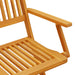Set mobilier de grădină pliabil, 5 piese, lemn masiv de acacia - WALTI WALTI
