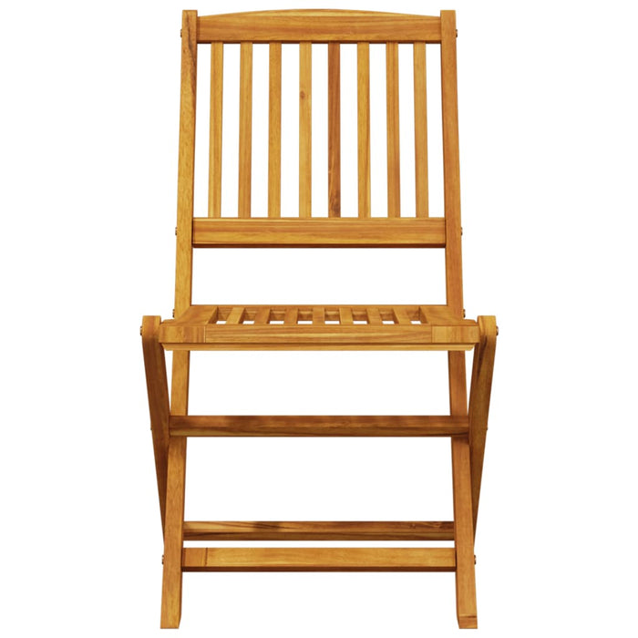 Set mobilier de grădină pliabil, 5 piese, lemn masiv de acacia - WALTI WALTI