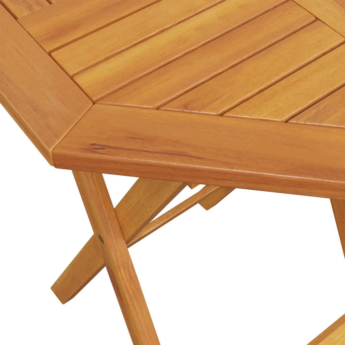 Set de bistro pliabil, 3 piese, lemn masiv de acacia - WALTI WALTI