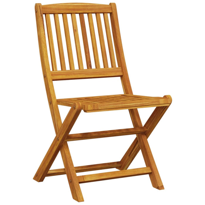 Set de bistro pliabil, 3 piese, lemn masiv de acacia - WALTI WALTI