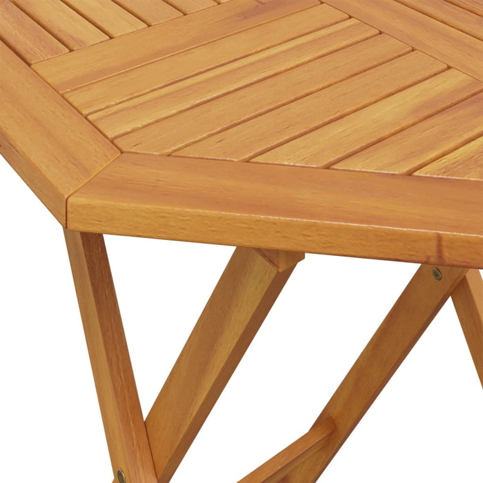 Set de bistro pliabil, 3 piese, lemn masiv de acacia - WALTI WALTI