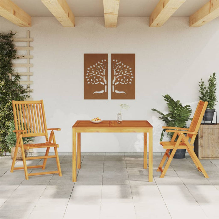 Set mobilier de grădină, 3 piese, lemn masiv de acacia - WALTI WALTI
