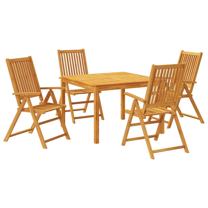 Set mobilier de grădină, 5 piese, lemn masiv de acacia - WALTI WALTI