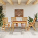 Set mobilier de grădină, 5 piese, lemn masiv de acacia - WALTI WALTI