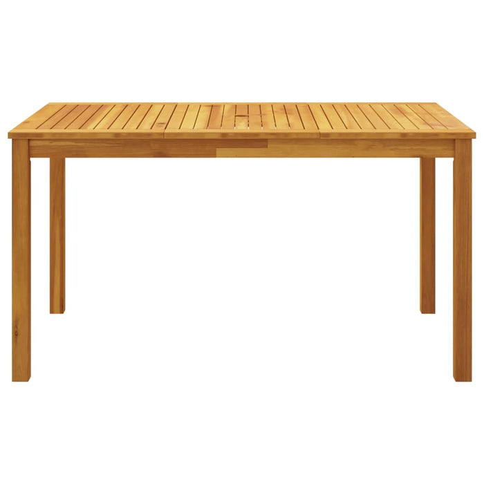 Set mobilier de grădină, 5 piese, 140x80x74 cm, lemn masiv de acacia WALTI