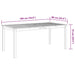 Set mobilier de grădină, 7 piese, 180x90x75 cm, lemn masiv de acacia - WALTI WALTI