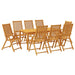 Set mobilier de grădină, 9 piese, 180x90x75 cm, lemn masiv de acacia - WALTI WALTI
