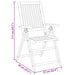 Set mobilier de grădină, 9 piese, 180x90x75 cm, lemn masiv de acacia - WALTI WALTI