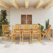 Set mobilier de grădină, 9 piese, 180x90x75 cm, lemn masiv de acacia - WALTI WALTI