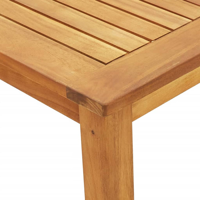 Set mobilier de grădină, 5 piese, 85x85x74 cm, lemn masiv de acacia - WALTI WALTI