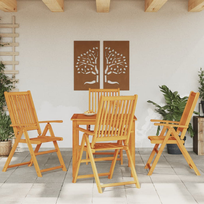 Set mobilier de grădină, 5 piese, 85x85x74 cm, lemn masiv de acacia - WALTI WALTI