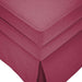 Șezlong cu șezlong și cotieră dreaptă Wine Red Velvet - WALTI WALTI
