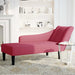 Sezlong cu cotiera dreapta Wine Red Velvet - WALTI WALTI