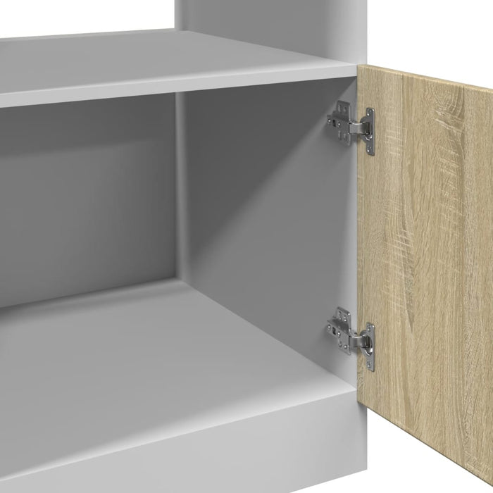 Dulap cuptor microunde “Lyon”, stejar Sonoma, 60 x 57 x 207 cm WALTI