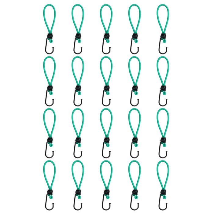 Corzi elastice cu cârlige, 20 buc., 15 cm - WALTI WALTI
