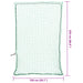 Plasă de remorcă cu funie elastică, verde, 2,2x1,5 m, PP - WALTI WALTI