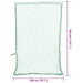 Plasă de remorcă cu funie elastică, verde, 3x2 m, PP - WALTI WALTI