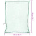 Plasă de remorcă cu funie elastică, verde, 3x2,5 m, PP - WALTI WALTI