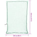 Plasă de remorcă cu funie elastică, verde, 3,5x2,5 m, PP - WALTI WALTI