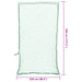 Plasă de remorcă cu funie elastică, verde, 4,5x2,5 m, PP - WALTI WALTI