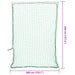 Plasă de remorcă cu funie elastică, verde, 4x3 m, PP - WALTI WALTI