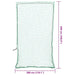 Plasă de remorcă cu funie elastică, verde, 5x3 m, PP - WALTI WALTI