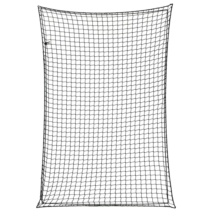 Plasă de remorcă cu funie elastică, negru, 2,2x1,5 m, PP - WALTI WALTI