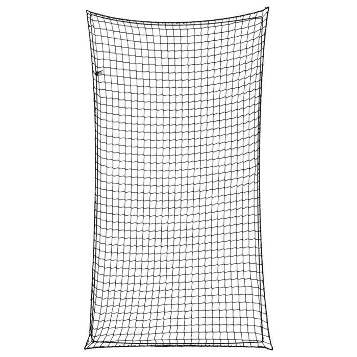 Plasă de remorcă cu funie elastică, negru, 3x1,65 m, PP - WALTI WALTI