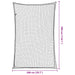 Plasă de remorcă cu funie elastică, negru, 3x2 m, PP - WALTI WALTI