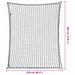 Plasă de remorcă cu funie elastică, negru, 3x2,5 m, PP - WALTI WALTI