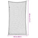 Plasă de remorcă cu funie elastică, negru, 4,5x2,5 m, PP - WALTI WALTI