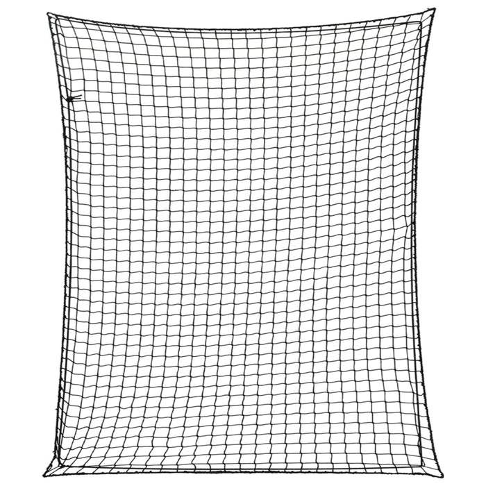 Plasă de remorcă cu funie elastică, negru, 3,5x3 m, PP - WALTI WALTI