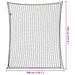 Plasă de remorcă cu funie elastică, negru, 3,5x3 m, PP - WALTI WALTI