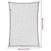 Plasă de remorcă cu funie elastică, negru, 5x3,5 m, PP - WALTI WALTI