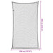 Plasă de remorcă cu funie elastică, negru, 6x3,5 m, PP - WALTI WALTI