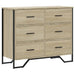 Comodă cu sertare, stejar sonoma 91x35,5x74,5 cm lemn prelucrat - WALTI WALTI