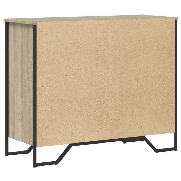 Comodă cu sertare, stejar sonoma 91x35,5x74,5 cm lemn prelucrat - WALTI WALTI