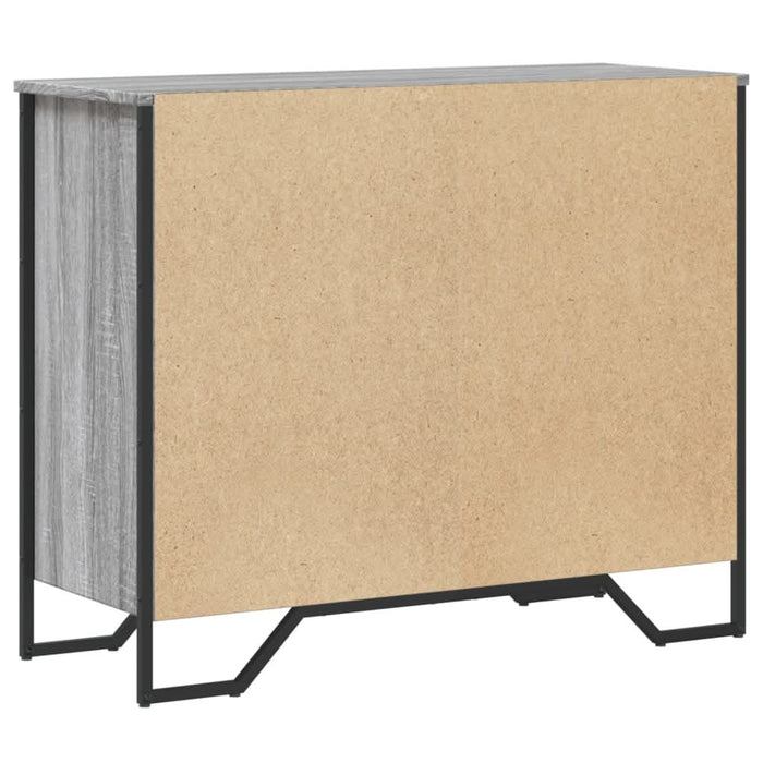 Comodă cu sertare, gri sonoma 91x35,5x74,5 cm lemn prelucrat - WALTI WALTI