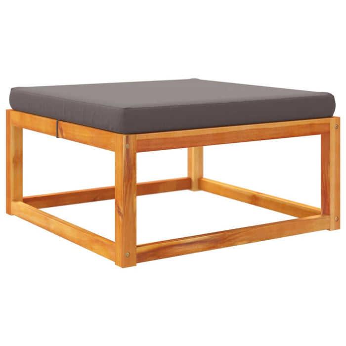 Set canapele de grădină cu 10 piese, lemn de salcâm și frânghie WALTI