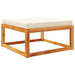 Taburet de grădină cu pernă, 65x65x29 cm, lemn masiv acacia - WALTI WALTI