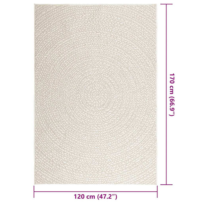 Covor „ZIZUR” crem aspect iută pentru interior și exterior - WALTI WALTI