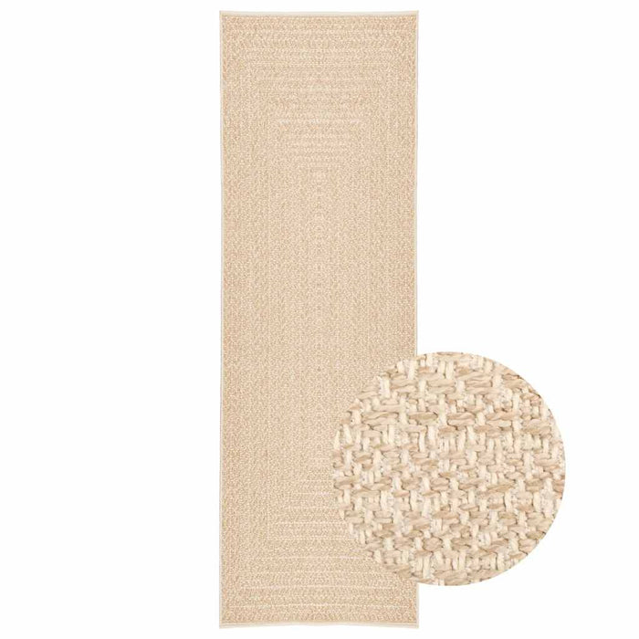 Covor ZIZUR aspect iută, 80x250 cm, pentru interior și exterior - WALTI WALTI