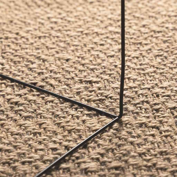 Covor ZIZUR aspect iută 140x200 cm, pentru interior și exterior - WALTI WALTI