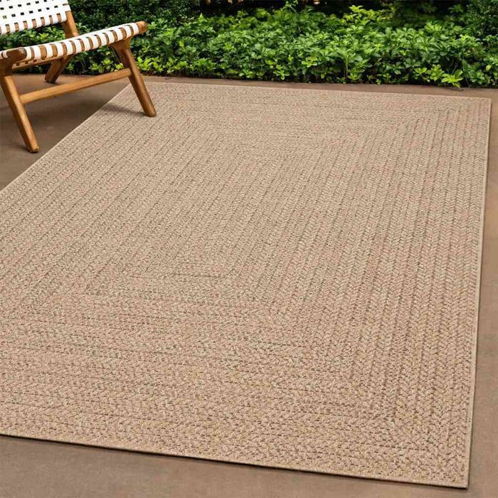 Covor ZIZUR aspect iută 200x290 cm pentru interior și exterior - WALTI WALTI