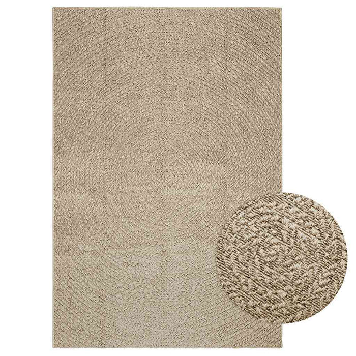 Covor ZIZUR aspect iută 140x200 cm, pentru interior și exterior - WALTI WALTI