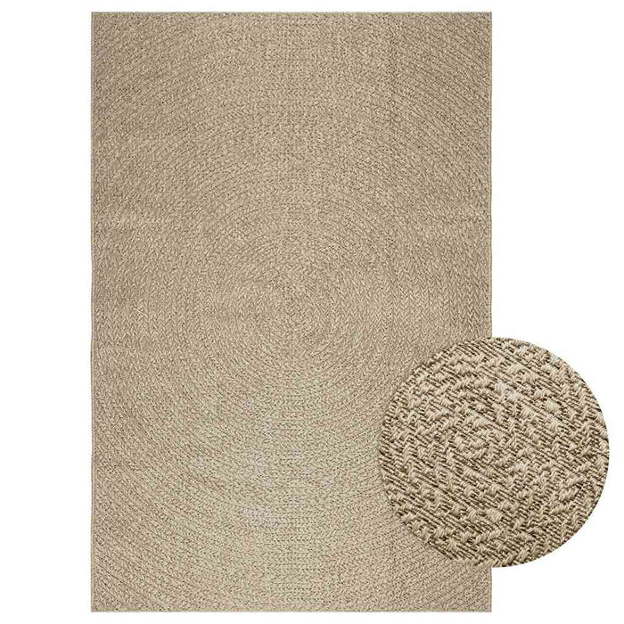 Covor ZIZUR aspect iută 160x230 cm, pentru interior și exterior - WALTI WALTI