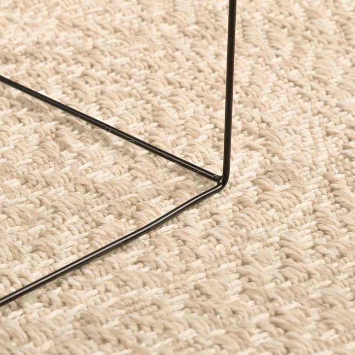 Covor ZIZUR, aspect iută, Ø 120 cm, pentru interior și exterior WALTI
