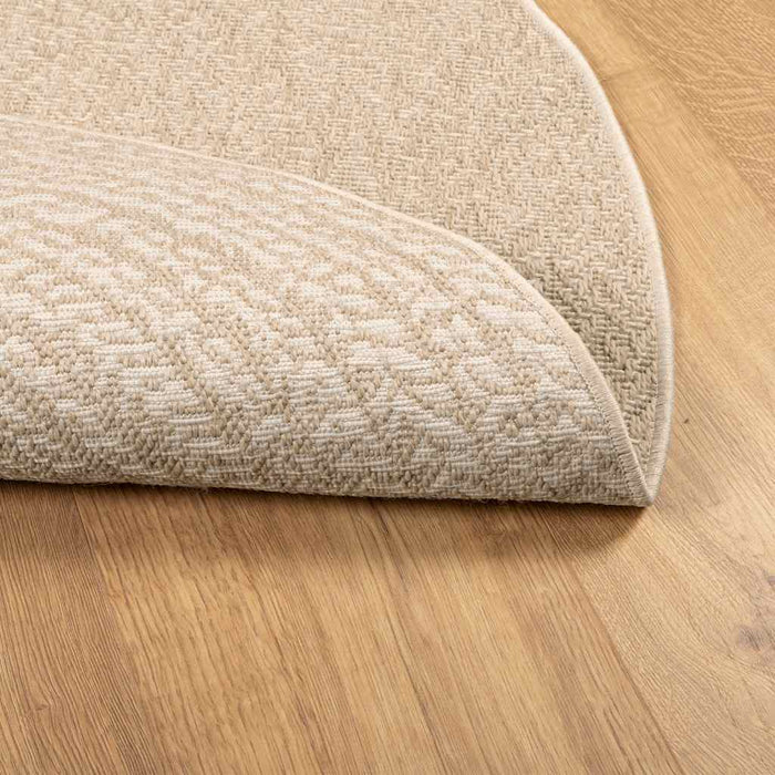 Covor ZIZUR, aspect iută, Ø 120 cm, pentru interior și exterior WALTI