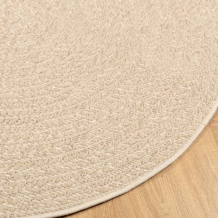 Covor ZIZUR, aspect iută, Ø 120 cm, pentru interior și exterior WALTI